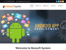 Tablet Screenshot of neosoftsystem.com